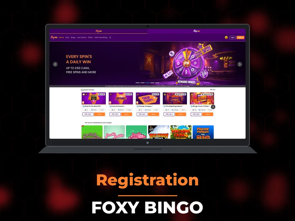 Foxy Bingo - Registration