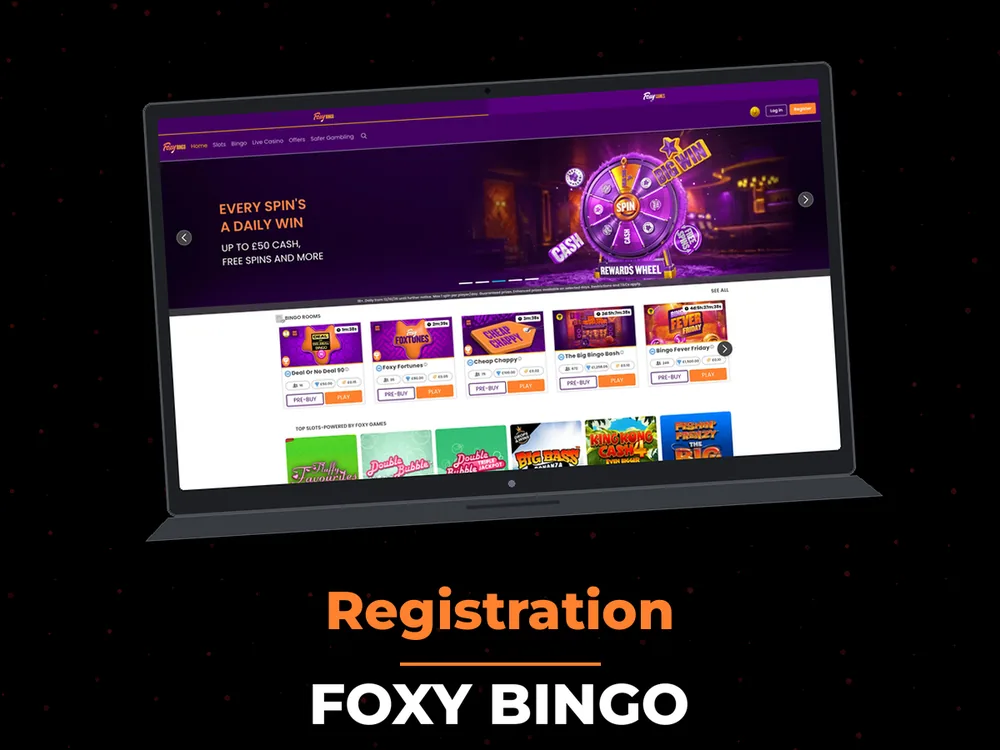 Foxy Bingo - Registration